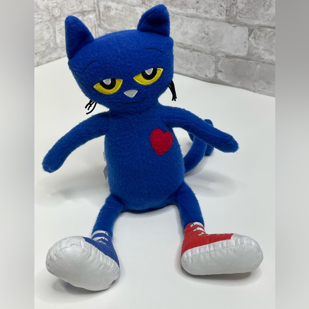 Pete the Cat 12” Blue Plush Doll Stuffed Animal Toy MerryMakers Inc